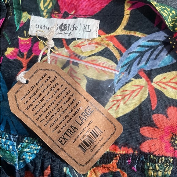 natural life NWT Patti mini dress in neon floral print size XL - Picture 5 of 5